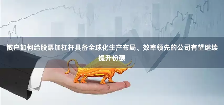 散户如何给股票加杠杆具备全球化生产布局、效率领先的公司有望继续提升份额